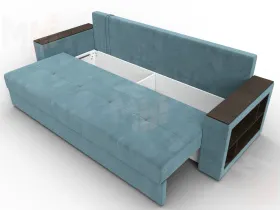 Диван прямой Дубай Лайт ( SEVEN 113 бирюзовый )