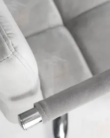 Офисное кресло для персонала DOBRIN TERRY (серый велюр (MJ9-75))