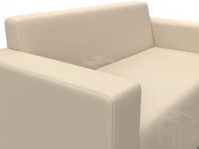Диван прямой Лига-093 ( Бежевый )