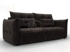 Диван прямой Лига-100 НПБ ( BRUT 17 коричневый )