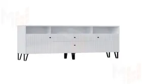 Тумба ТВ Оливия (белый глянец)