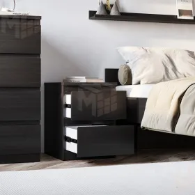 2.05.03.010.5 МАЛЬТА тумба 2 ящика 40х54 Дуб Венге RU