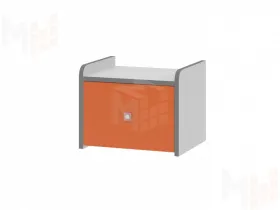 Тумба ДЕЛЬТА Сильвер 24.04