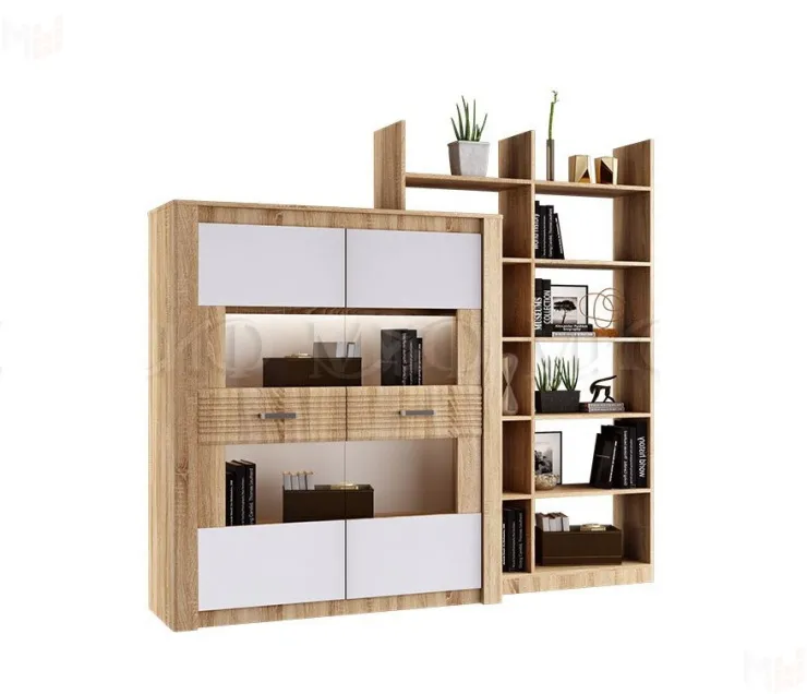 Шкаф для посуды Терра (сонома/белый)