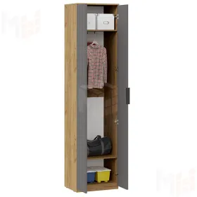 Шкаф для одежды Хилтон  303.001.000  Графит