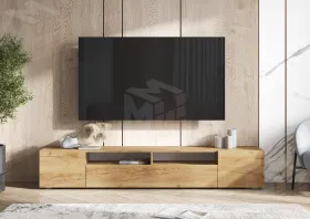 Тумба ТВ Сити (дуб крафт золотой)