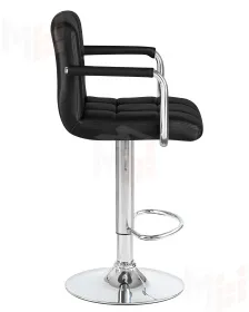 Стул барный DOBRIN KRUGER ARM (чёрный)