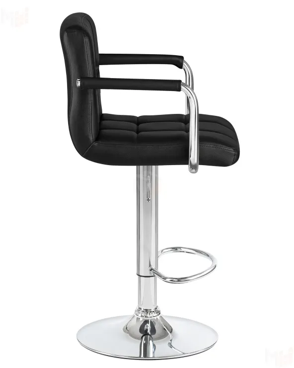 Стул барный DOBRIN KRUGER ARM (чёрный)