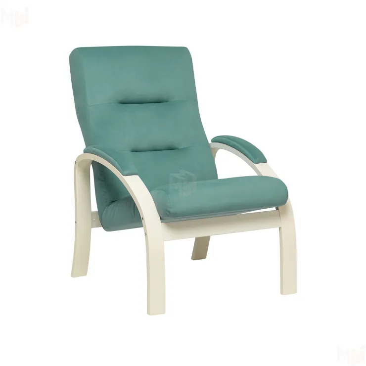 Кресло Leset Лион (Слоновая кость/V43 зелёный)