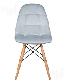 Стул обеденный DOBRIN BENNET (ножки светлый бук, пудрово-голубой велюр (HLR-15))