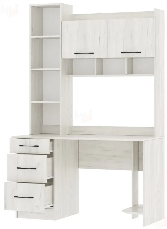 Компьютерный стол ПКС-5 крафт белый