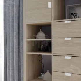 S00692 Фора 4.1 полка 33х37х1.5, дуб беленый