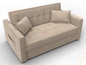 Диван прямой Лига-104 (140) ( SEVEN 729 бежевый )