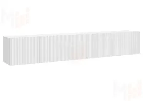 Тумба ТВ Сканди подвесная (белый глянец)