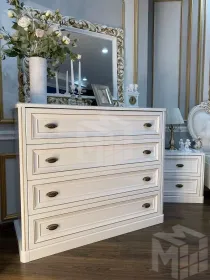 Зеркало Натали белый глянец (спальня)