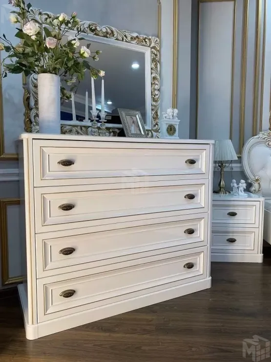 Зеркало Натали белый глянец (спальня)