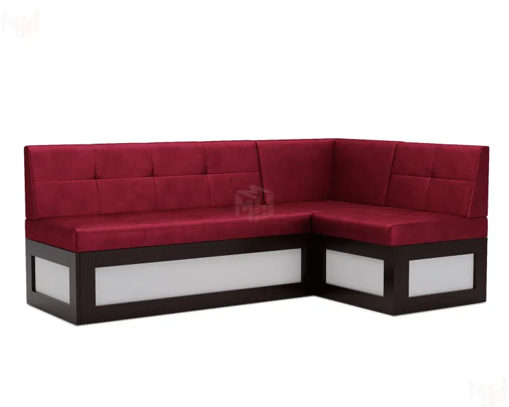Нотис Правый угол (Бархат красный STAR VELVET 3 DARK RED) 207х82х132 см