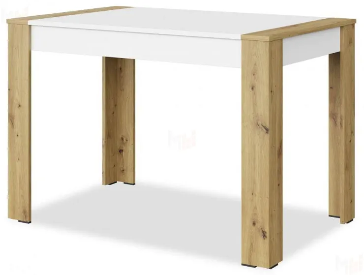 Стол обеденный НК-мебель Vega Дуб артизиан/Белый