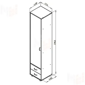 Шкаф-пенал Дельта - 8