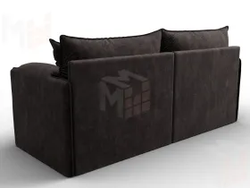 Диван прямой модульный Лига-106 ( BRUT 17 коричневый )