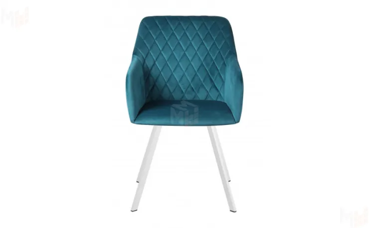 Кресло Барли Confetti  izumrud/белый