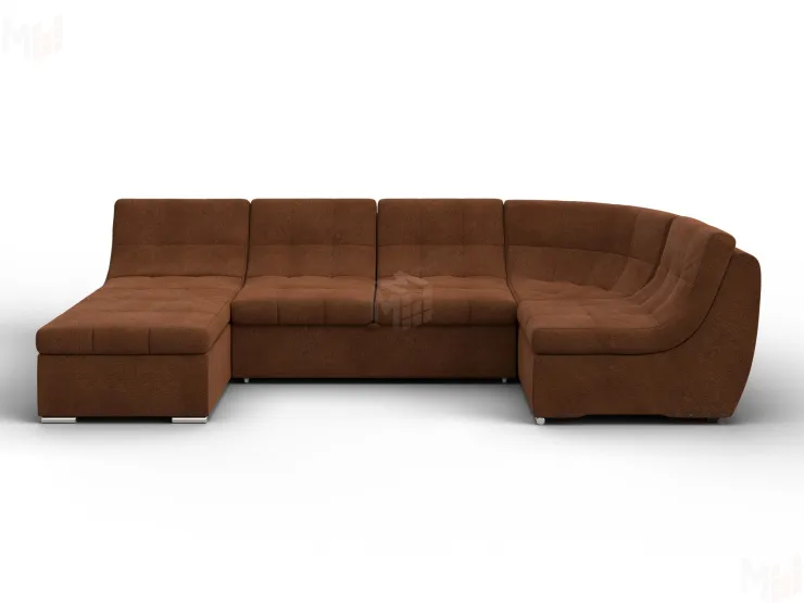 Диван П-образный модульный Холидей ( LAIM 14 терракотовый )