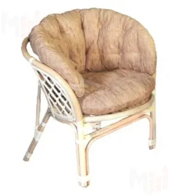 Кресло из ротанга "Багама" подушки полные