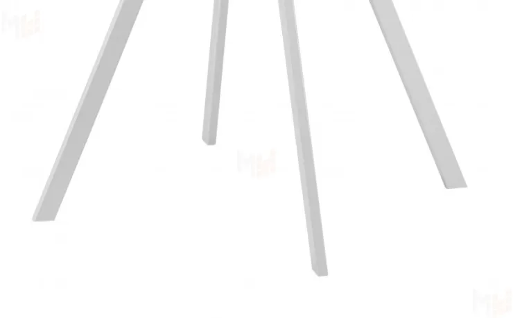 Кресло поворотное Мони Confetti smoke/белый