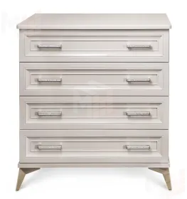 Комод Нонна 4 ящика мокко глянец