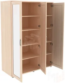 Шкаф для одежды с 3 зеркалами ГАРУН-К 413.02