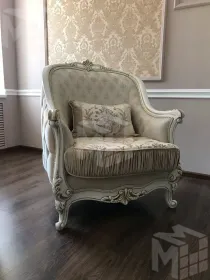 Кресло Мона Лиза белый глянец