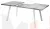 Стол BRICK M 140 Бетон Портленд/ Белый