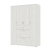 Шкаф для одежды Нельсон ШК-03 дуб крафт белый