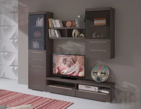 Гостиная Эколь-03 (шоколад/венге)