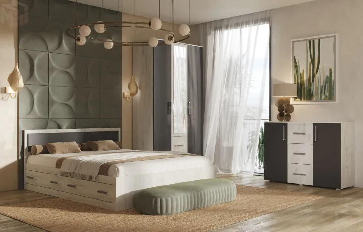 Шкаф Фиеста New 3-х створчатый