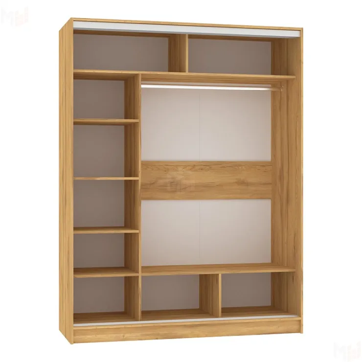 Шкаф-купе Strike 1600 Зеркало Дуб золотистый