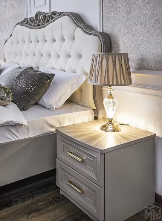 Кровать Мокко 180x200 см серый камень