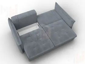 Диван прямой Лига-100 НПБ ( TOWER 10 серый )