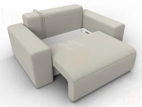 Кресло Лига-036 НПБ ( Амур бежевый )