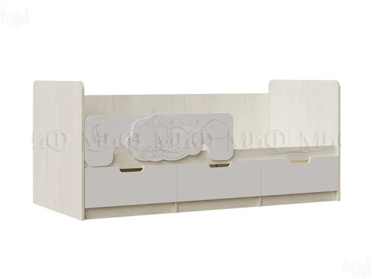 Детская кровать Юниор-4 (1,8) шарли белый