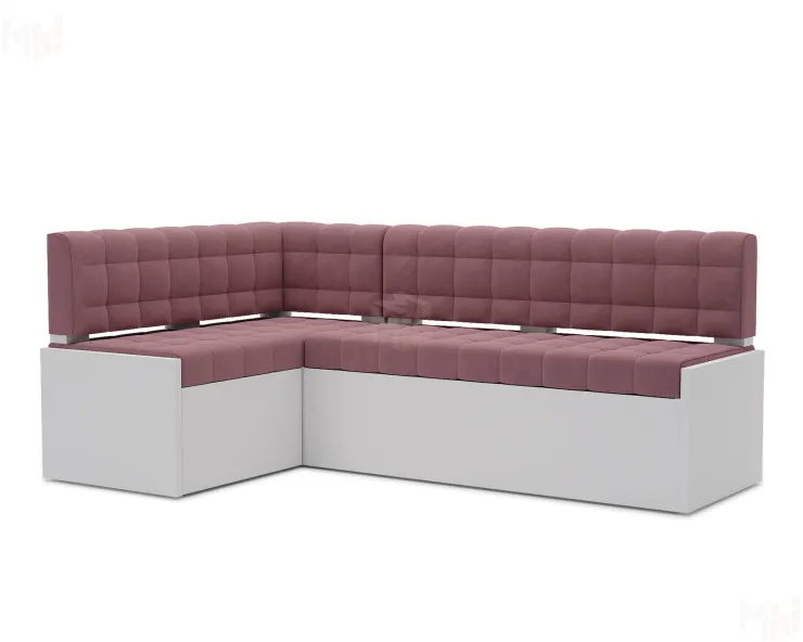 Ганновер Левый угол (Велюр пудра НВ-178 18) 208х82х133 см