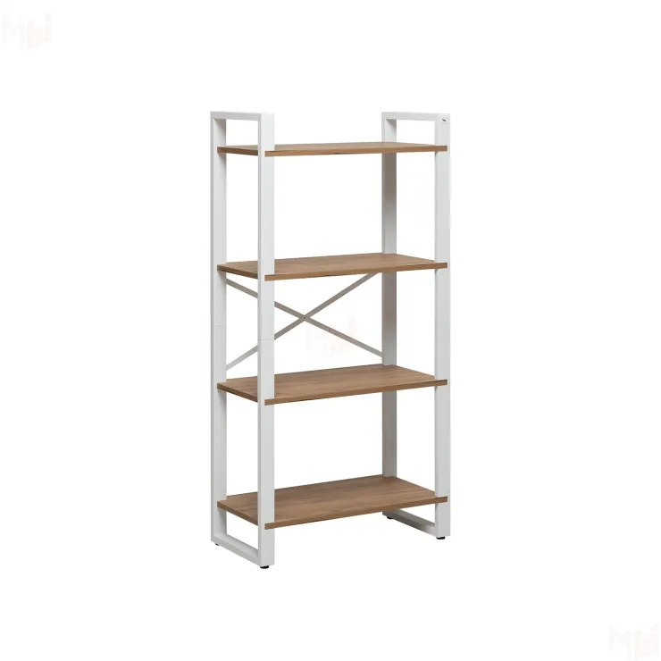 Стеллаж Leset Стилвуд 124 (Белый/Дуб крафт золотой)