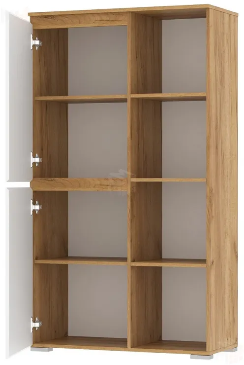 Буфет  ГРЕТТА Буфет 2С Дуб Крафт золотой - Белый