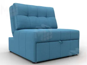 Кресло-кровать Лига-107 (80) ( Амур 10 голубой )