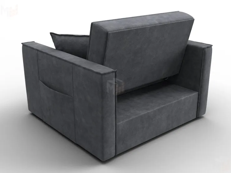 Кресло-кровать Лига-104 (80) ( BRUT 16 темно-серый )