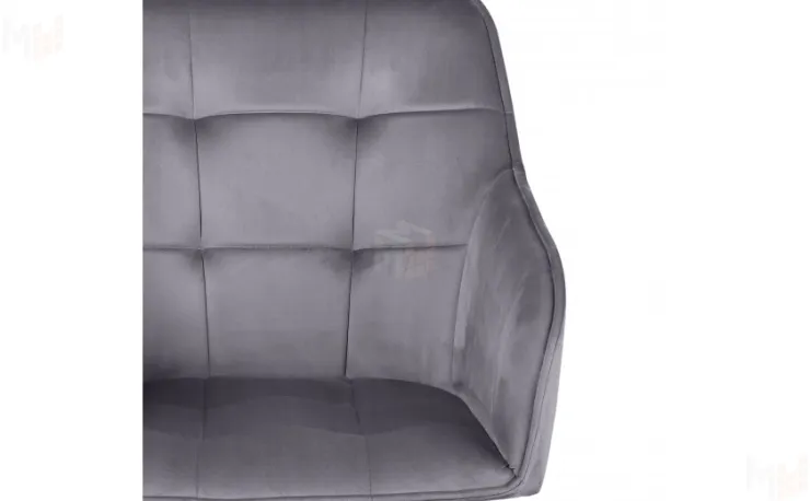 Кресло поворотное Мони Confetti темно-серый H-15/белый