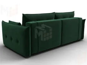 Диван прямой Лига-100 НПБ ( SEVEN 626 зеленый )