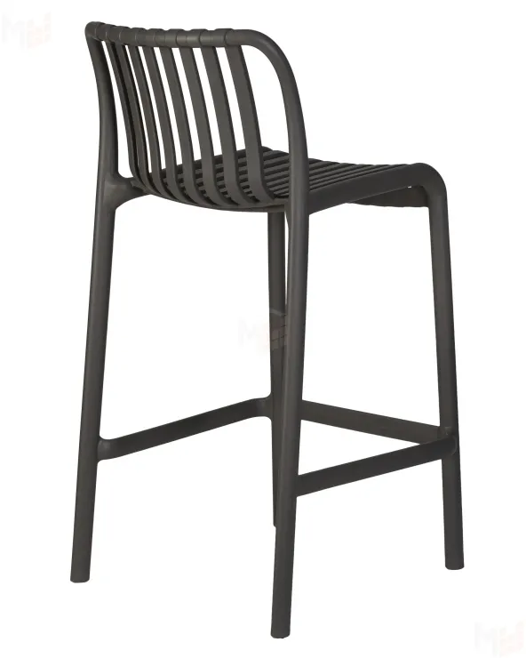 Стул полубарный DOBRIN CHLOE (темно-серый)