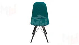 Стул Шерри К3 Черный муар, Велюр Confetti  Izumrud