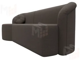 Диван прямой Лига-027 угол левый ( Амур коричневый )